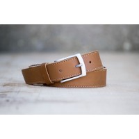 CEINTURE CUIR CAMEL| La french